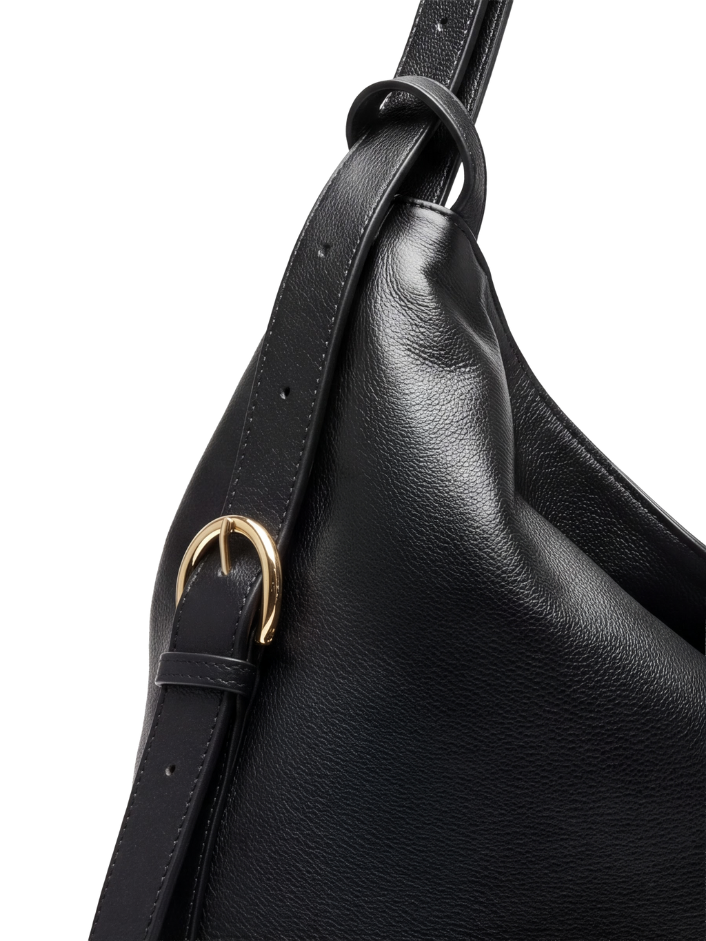 Primo Black Leather Convertible Backpack