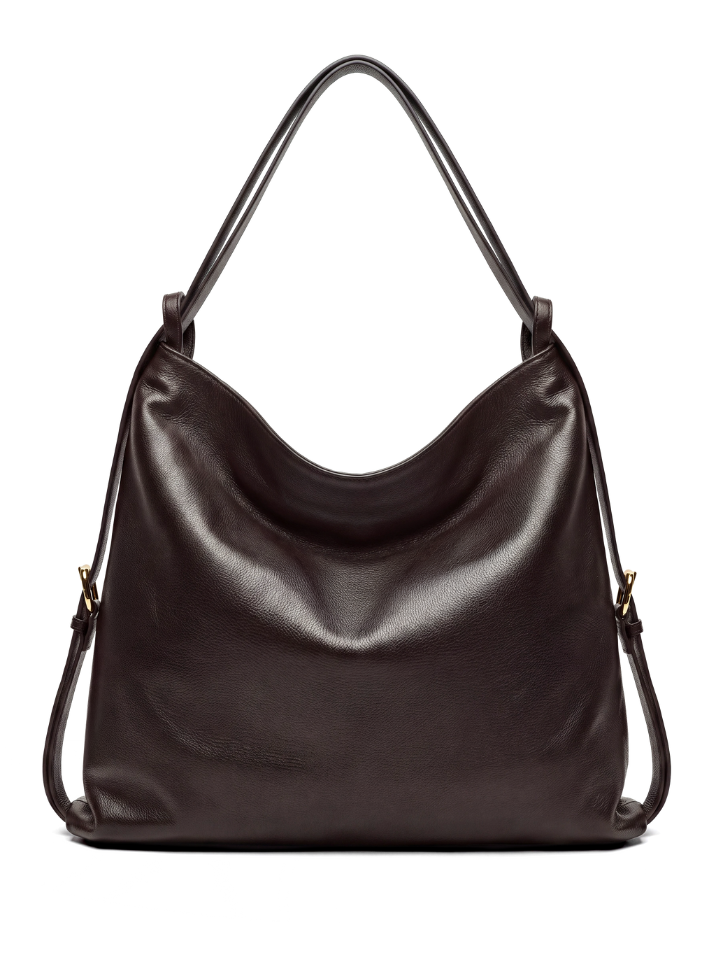 Primo Carryall Dark Chocolate Leather Convertible Backpack