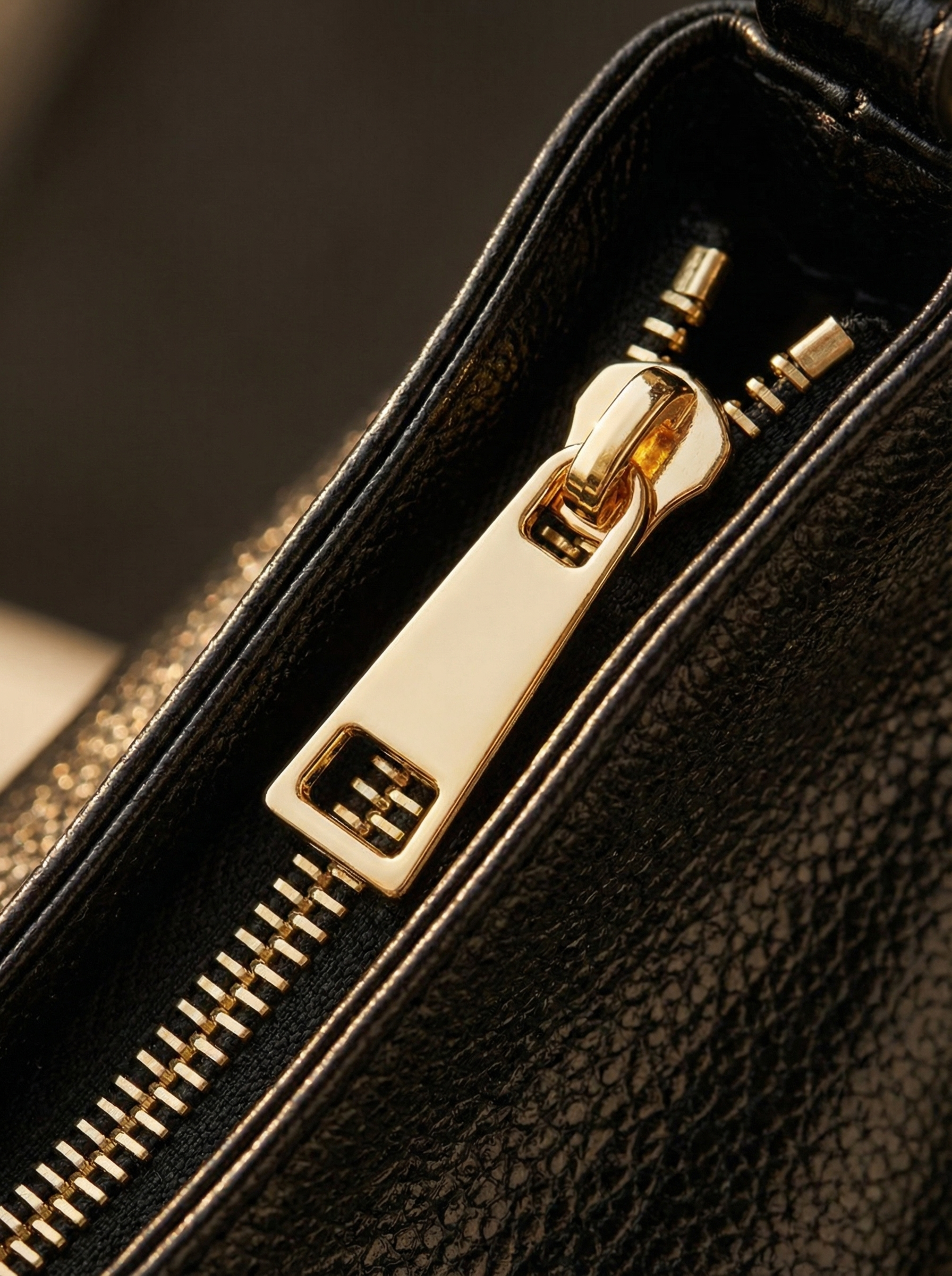 Alessa Black Leather Shoulder Bag