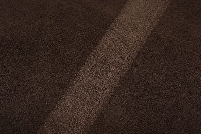 Suede leather, close